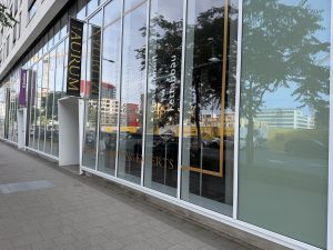 Entrance to AURUM Belval on Boulevard du Jazz
