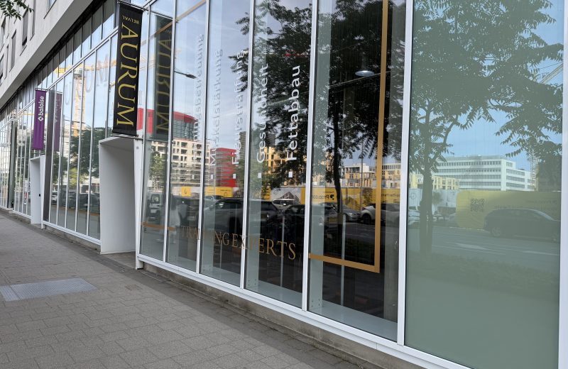Entrance to AURUM Belval on Boulevard du Jazz