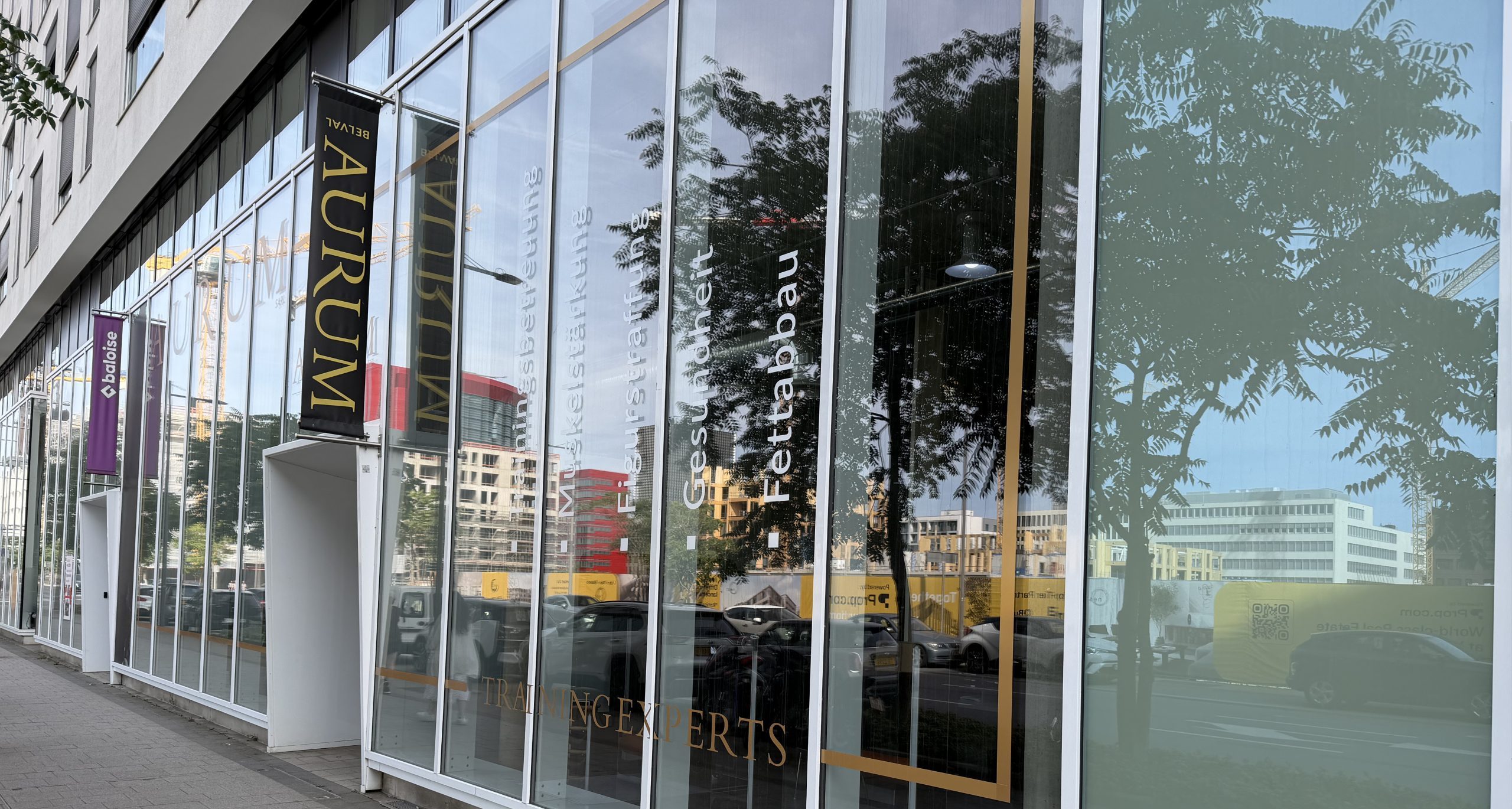 Entrance to AURUM Belval on Boulevard du Jazz