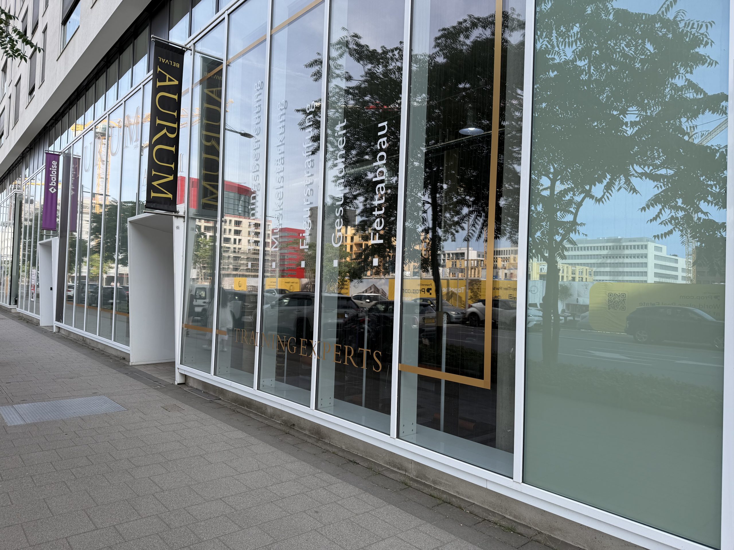 Entrance to AURUM Belval on Boulevard du Jazz