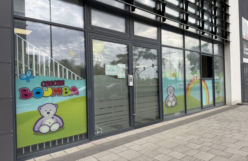 Entrance to Crèche Boumba 3 on Porte de France in Belval