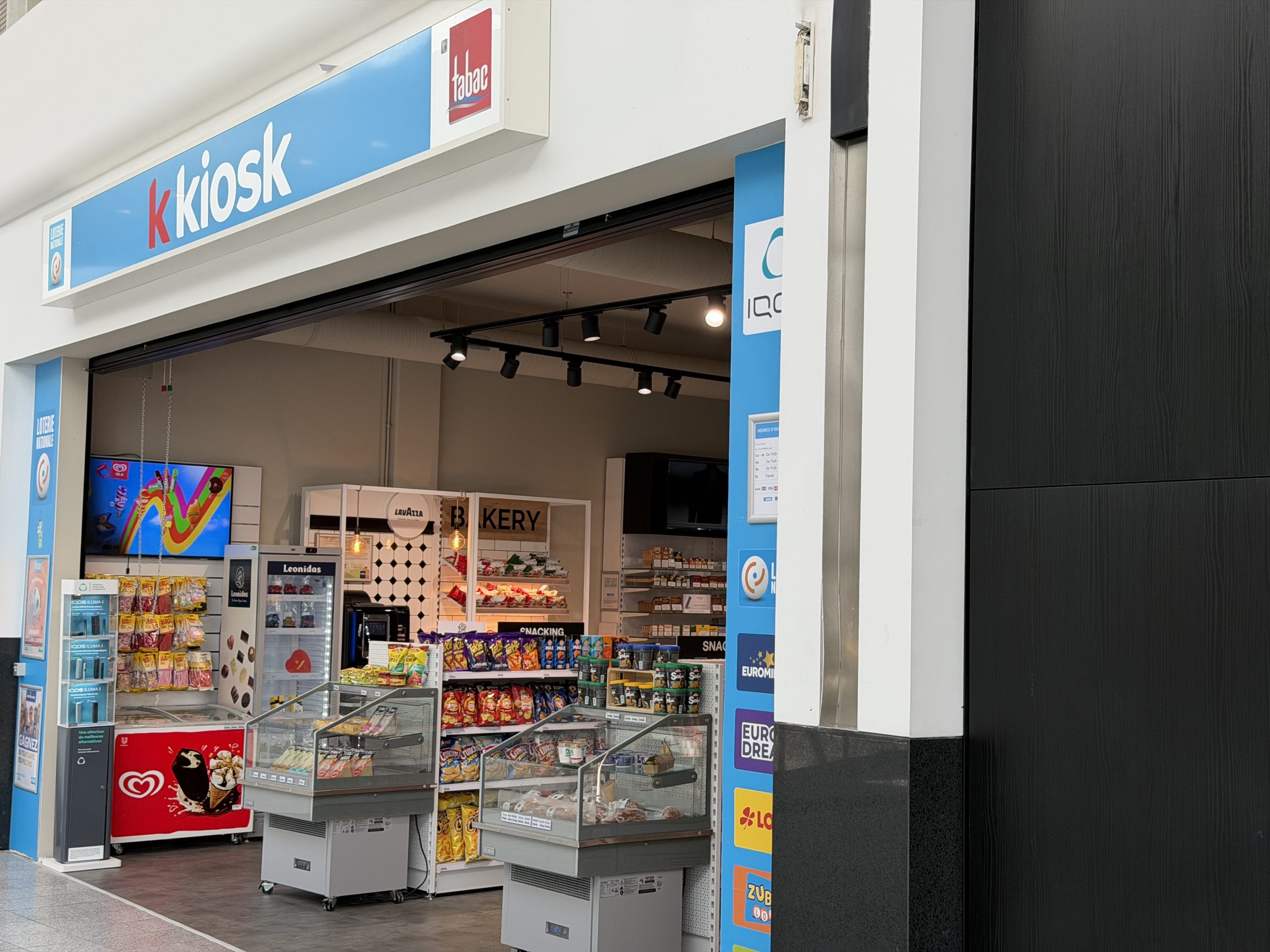 K.Kiosk Belval shopfront inside Belval Plaza