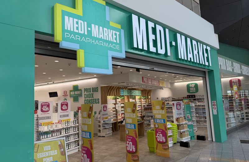 Medi-Market Belval shopfront inside Belval Plaza