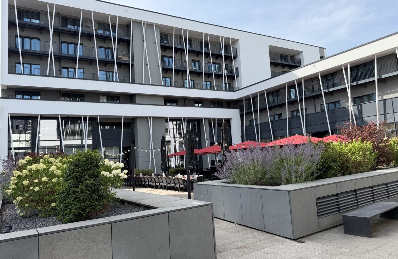Residence UNI-VAL I in Belvaux, seen from the courtyard