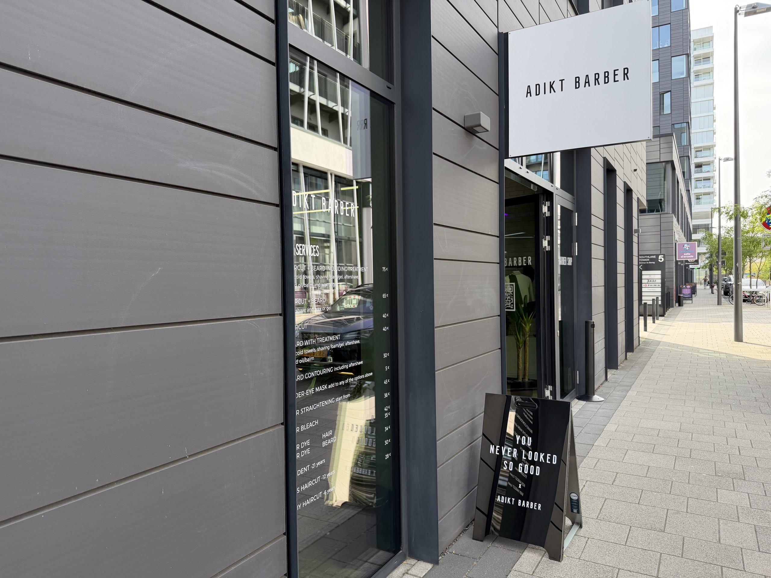 Adikt Barber barbershop on Avenue du Swing in Belval