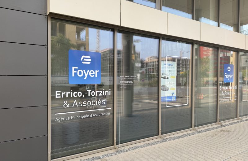 Foyer Errico, Torzini & Associés insurance agency on Boulevard des Lumières in Belval.