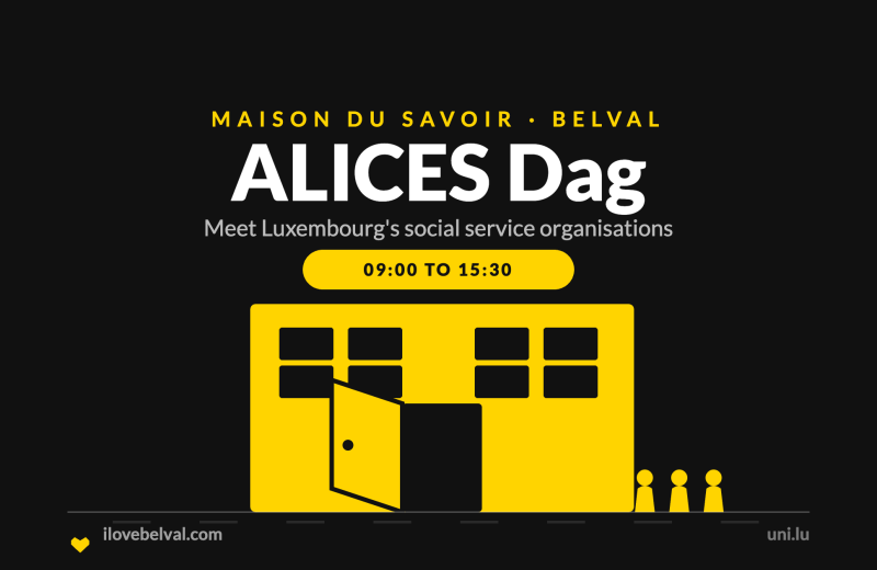 ALICES Dag at the Maison du Savoir, Belval, 14 October 2026