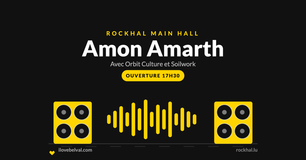 Amon Amarth à la Rockhal, Belval