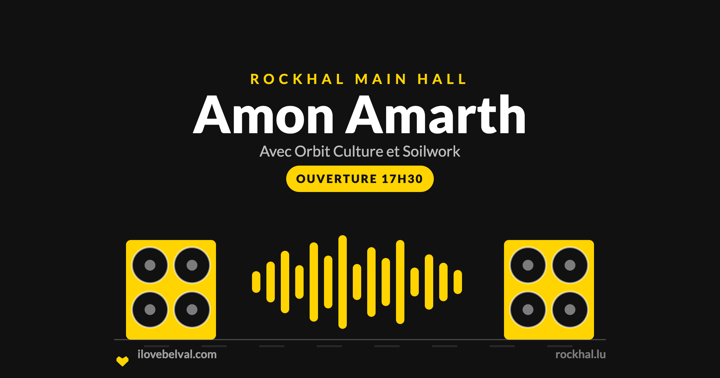 Amon Amarth à la Rockhal, Belval