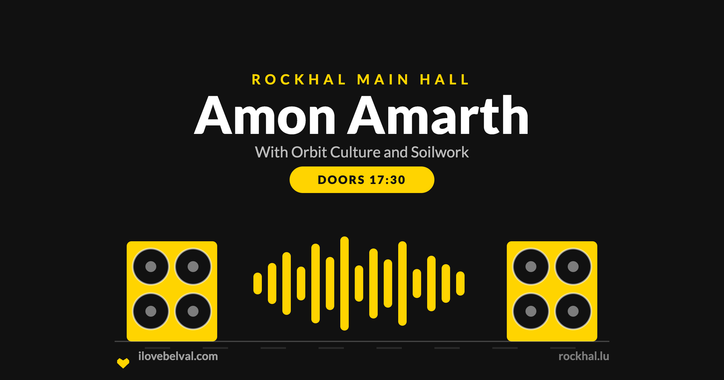 Amon Amarth at Rockhal Belval