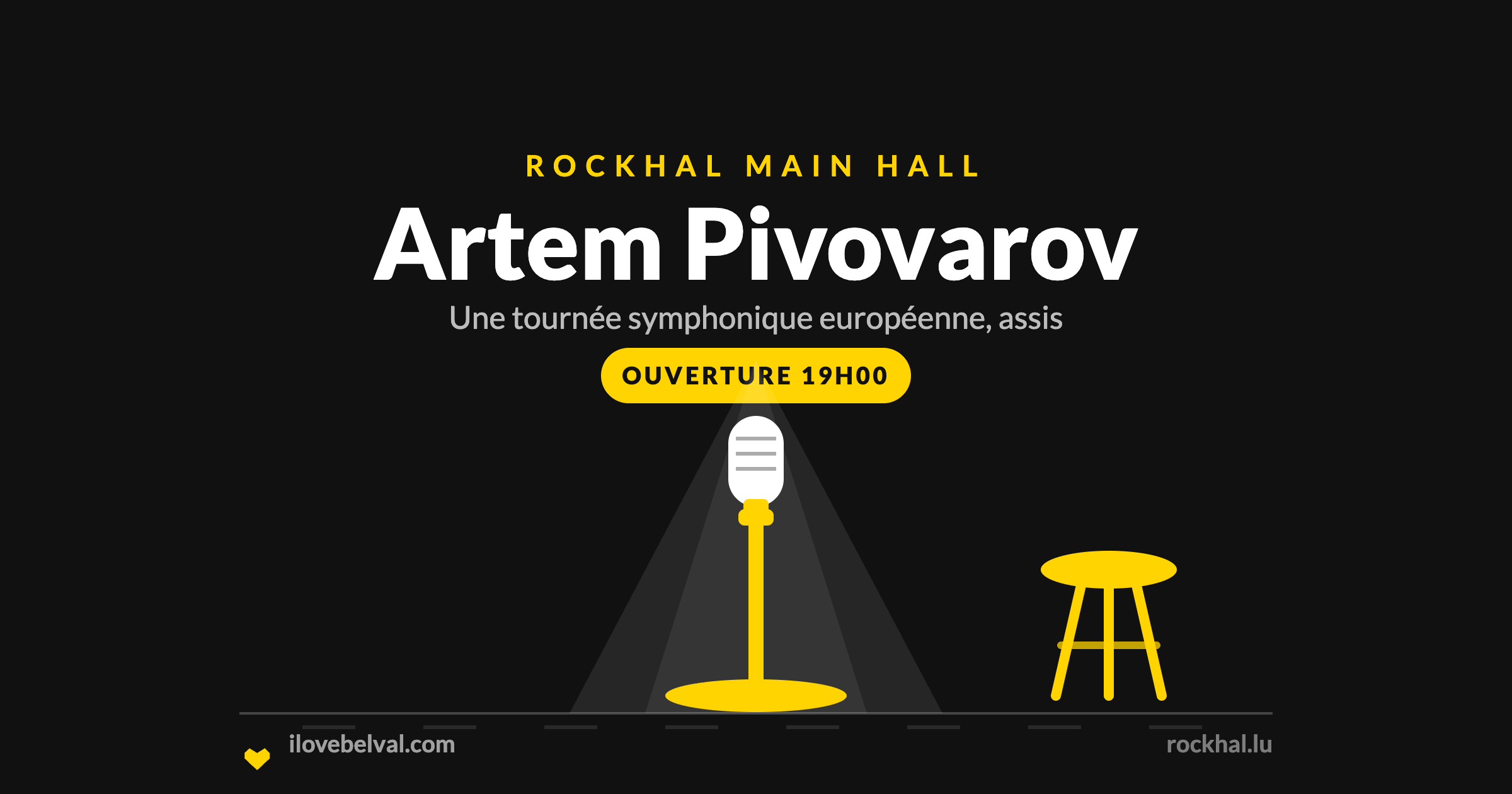 Artem Pivovarov à la Rockhal, Belval