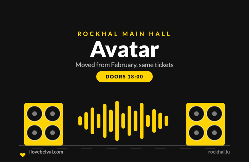 Avatar at Rockhal, Belval