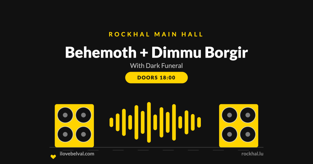 Behemoth + Dimmu Borgir at Rockhal Belval