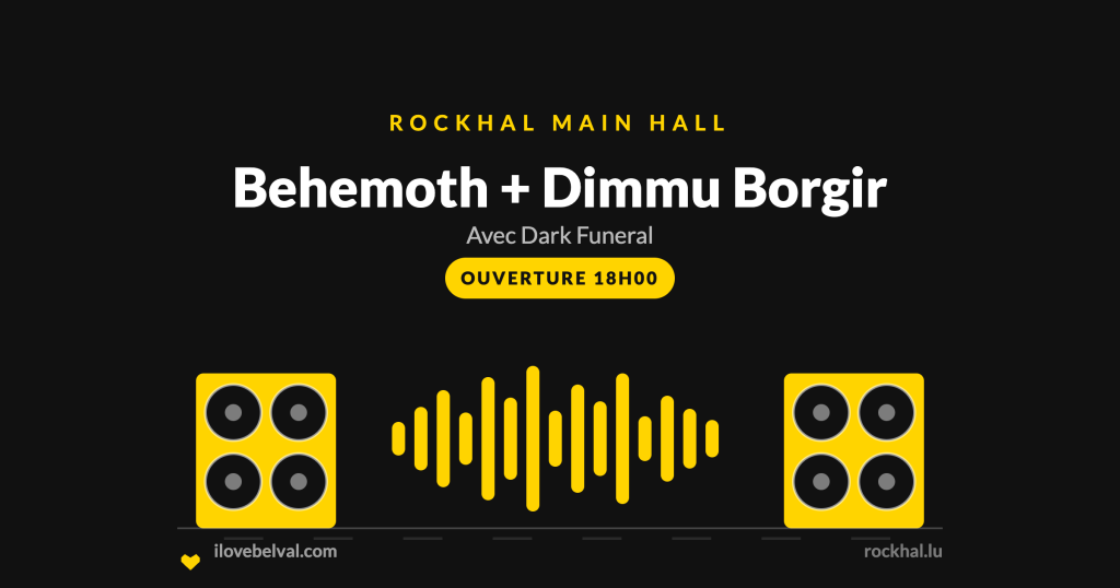 Behemoth + Dimmu Borgir à la Rockhal, Belval