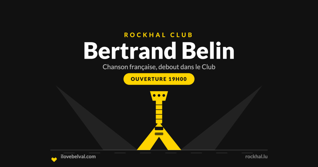 Bertrand Belin à la Rockhal, Belval