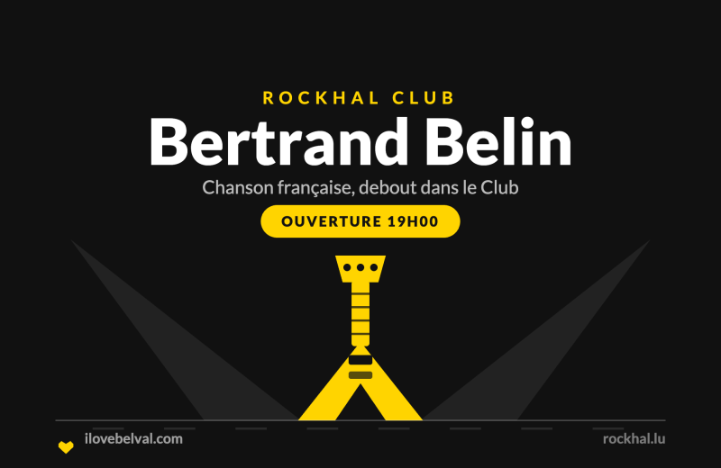 Bertrand Belin à la Rockhal, Belval