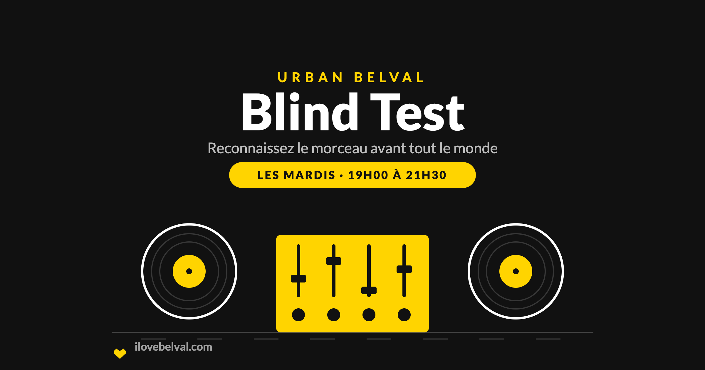 Blind Test à Urban Belval, les mardis de 19h00 à 21h30