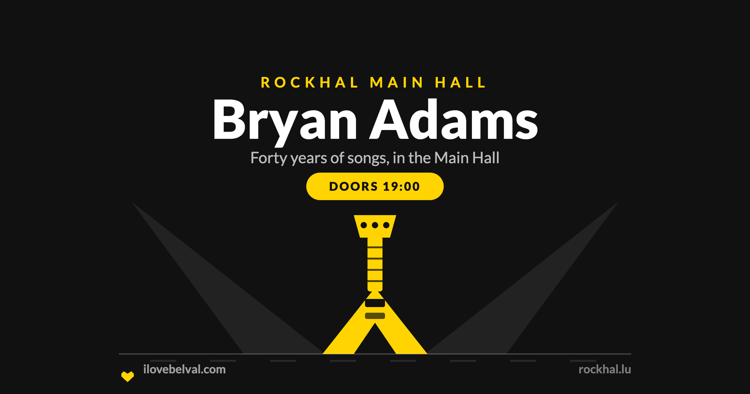 Bryan Adams at Rockhal, Belval