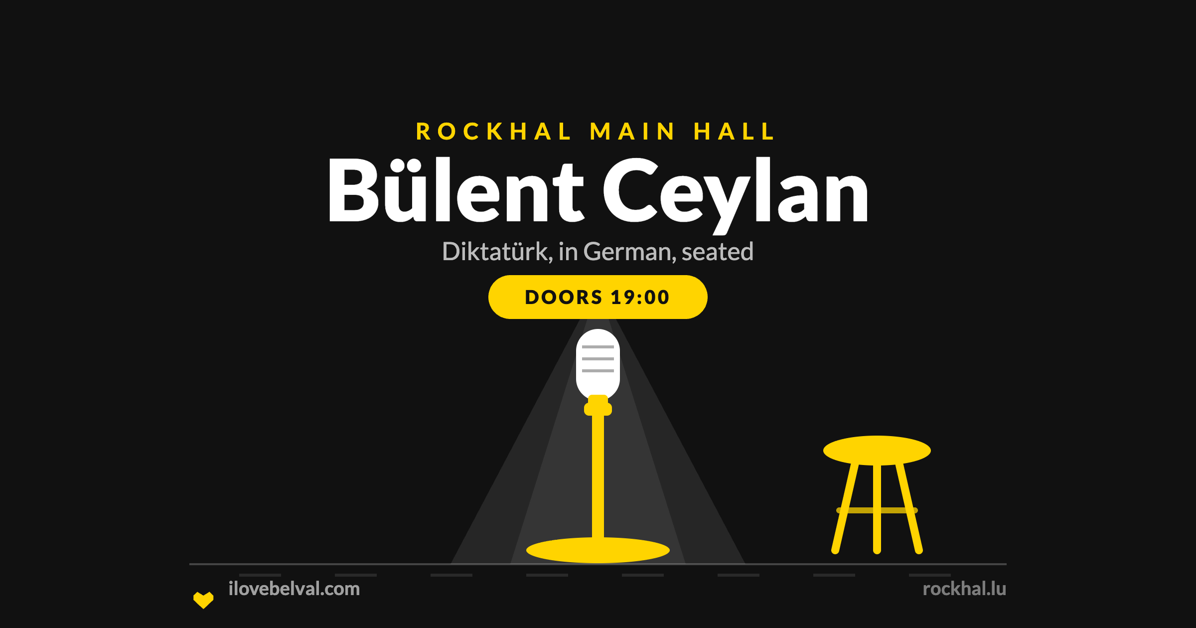Bülent Ceylan at Rockhal, Belval