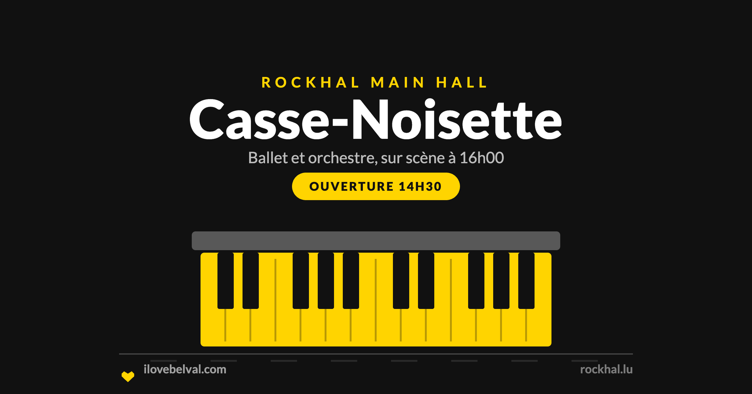 Casse-Noisette à la Rockhal, Belval