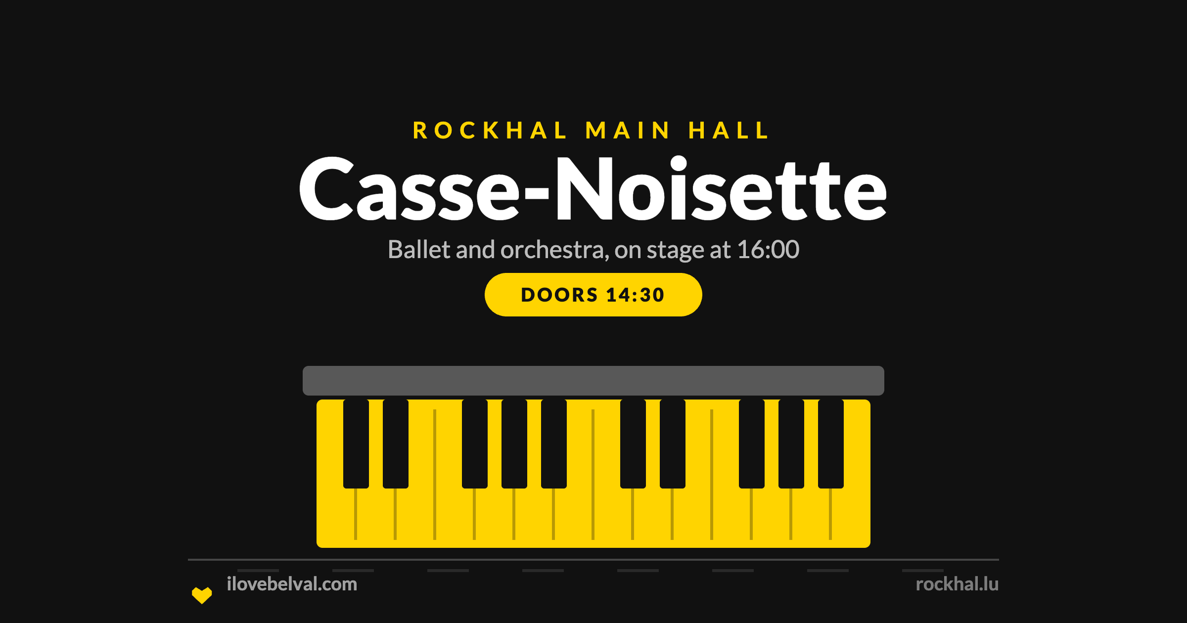 Casse-Noisette at Rockhal, Belval