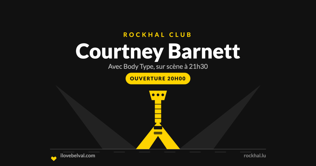 Courtney Barnett à la Rockhal, Belval