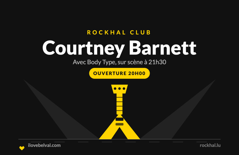 Courtney Barnett à la Rockhal, Belval