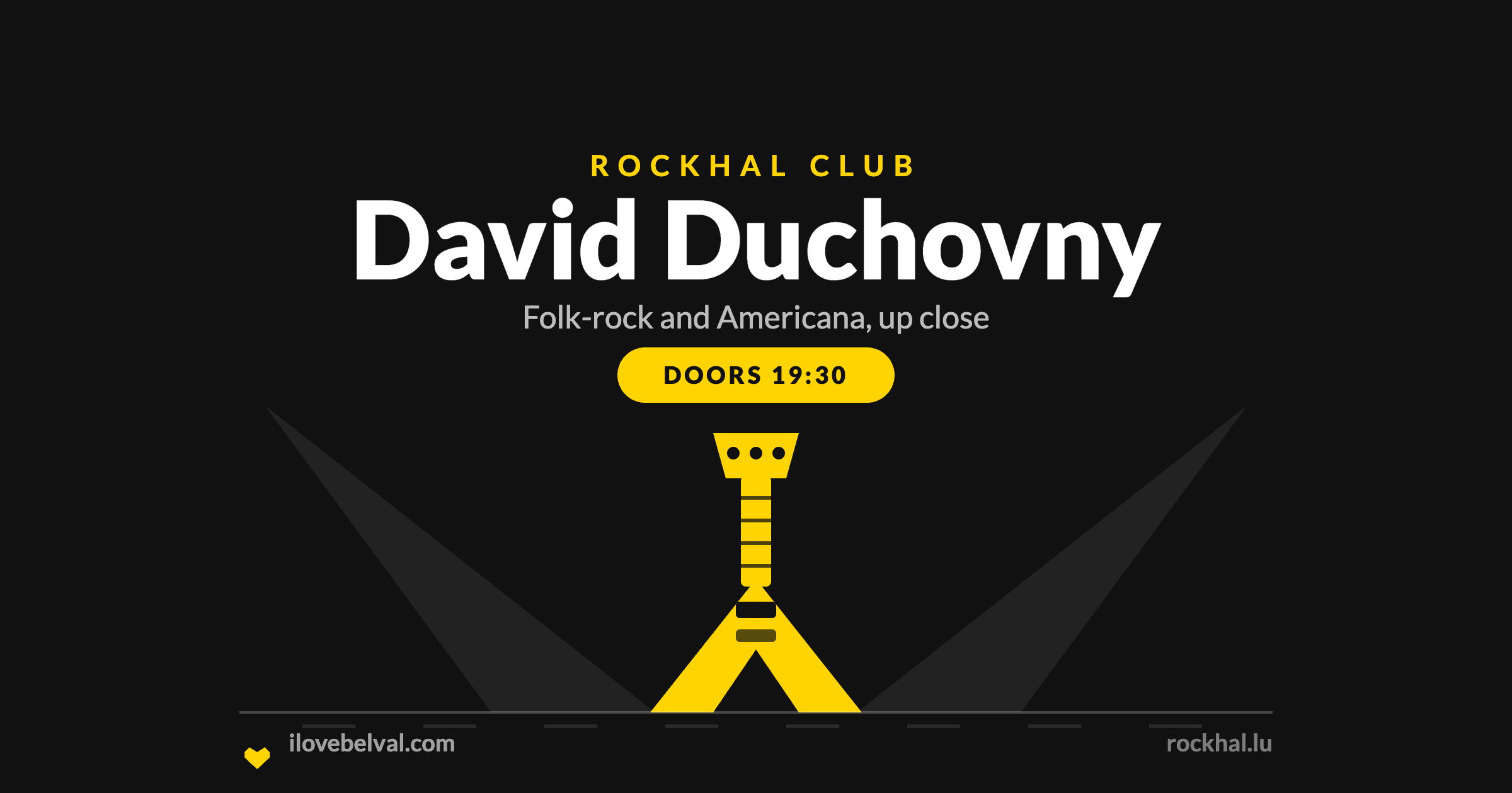 David Duchovny at Rockhal, Belval