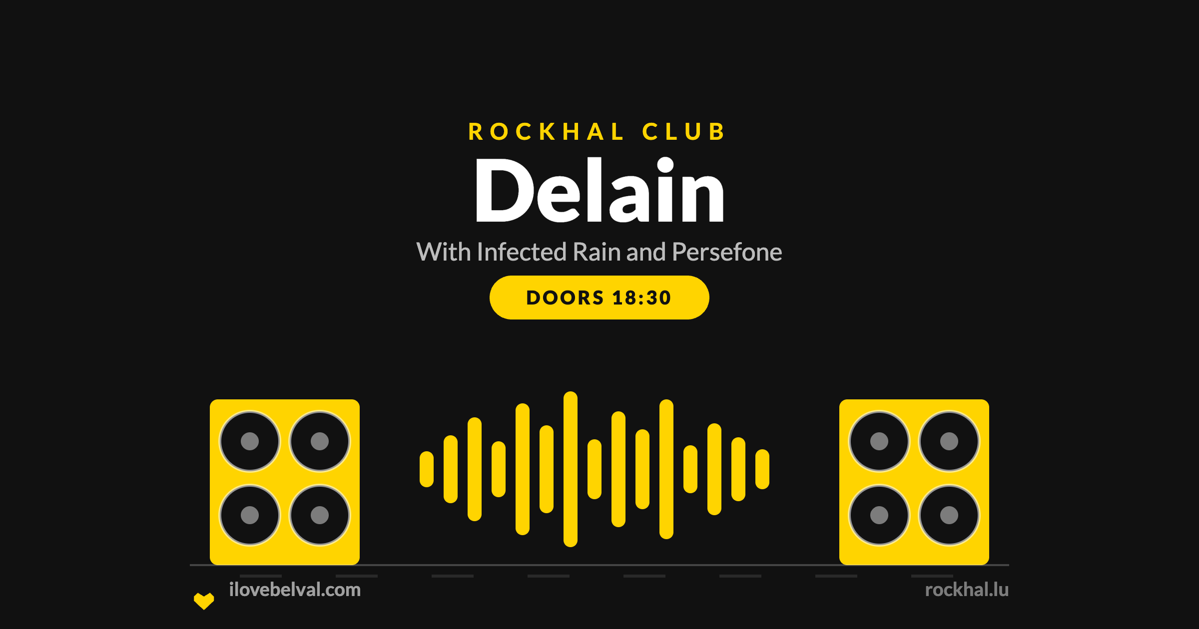 Delain at Rockhal, Belval