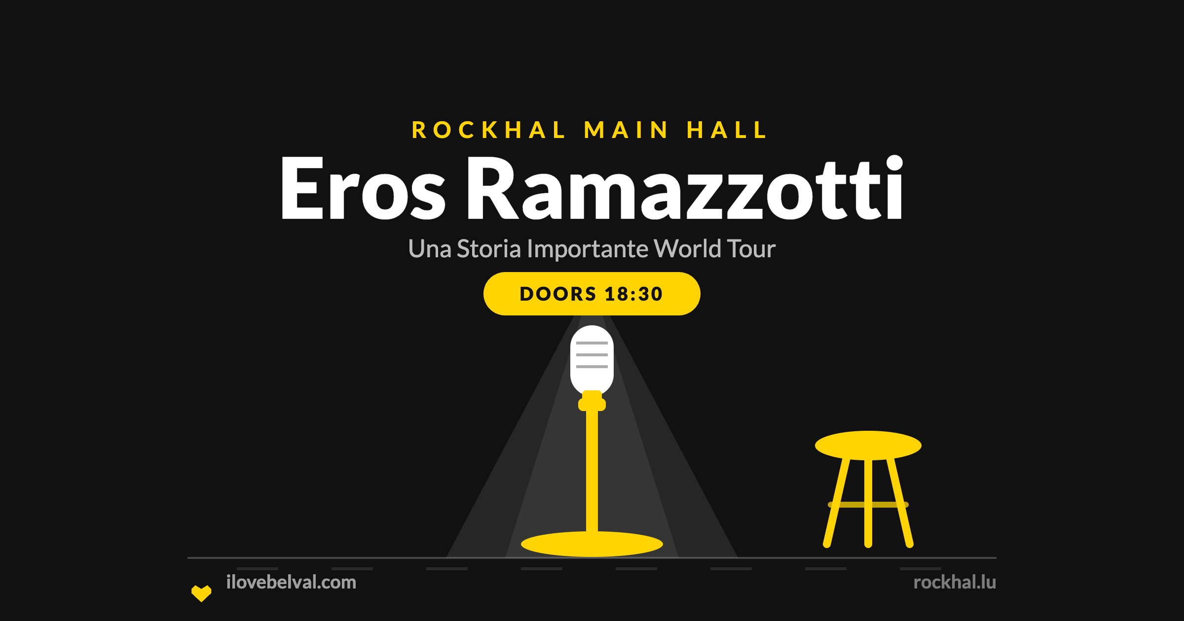 Eros Ramazzotti at Rockhal, Belval