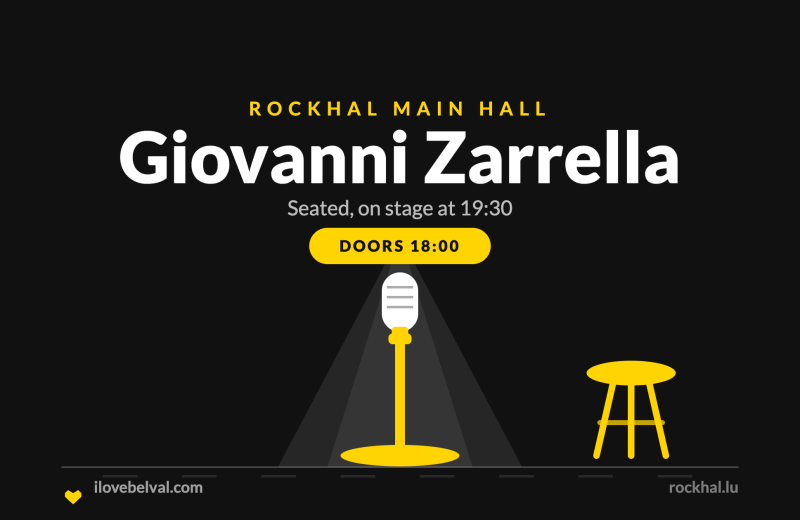 Giovanni Zarrella at Rockhal, Belval