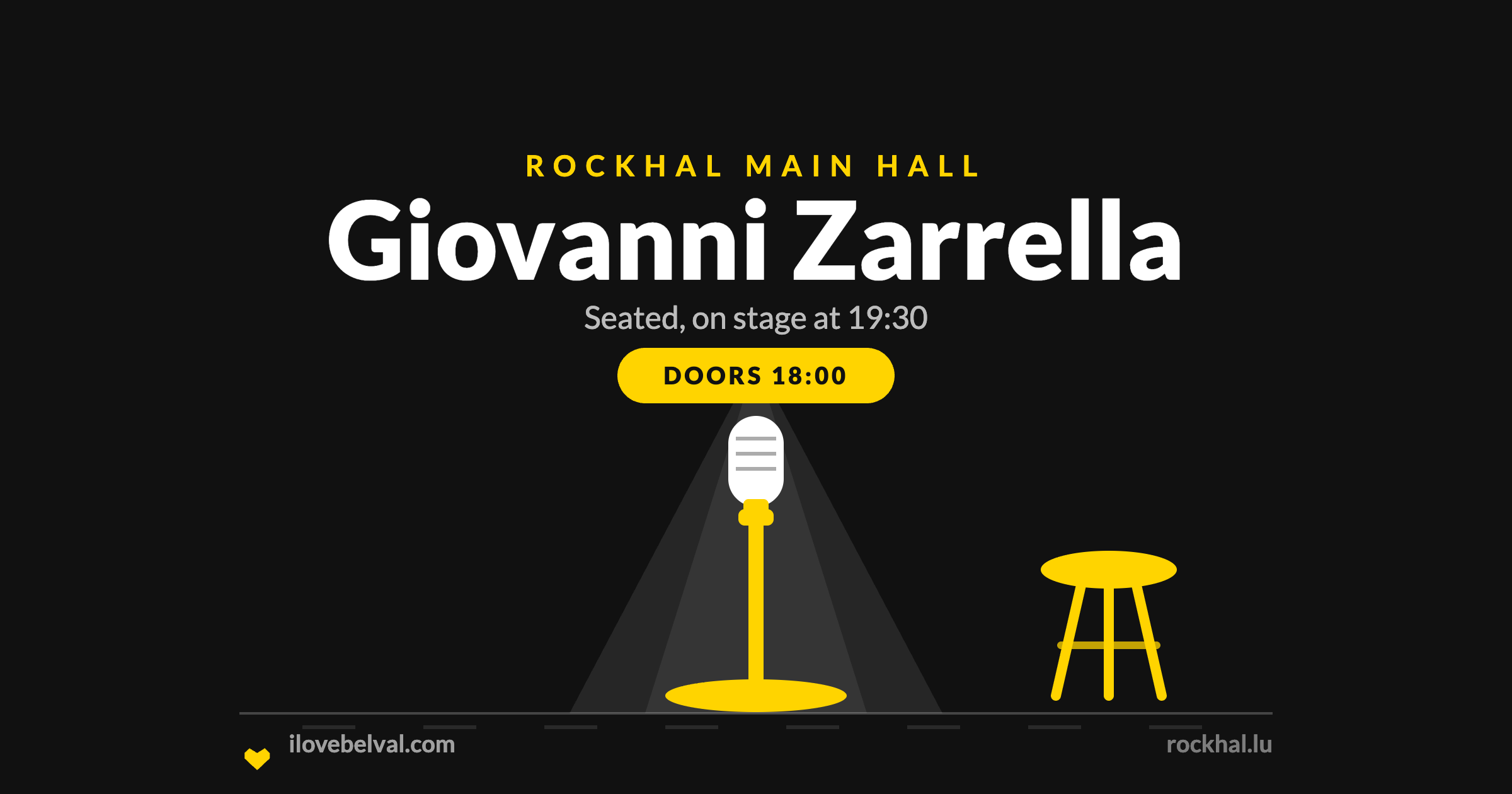 Giovanni Zarrella at Rockhal, Belval