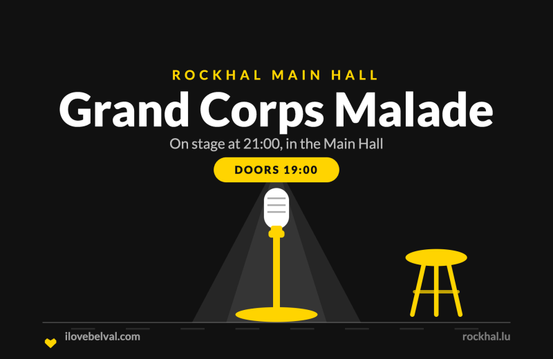 Grand Corps Malade at Rockhal, Belval
