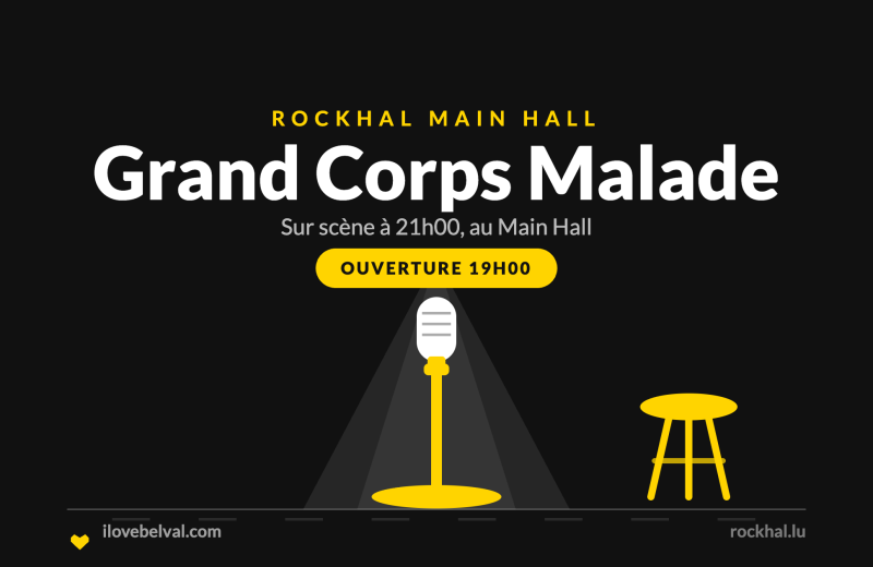 Grand Corps Malade à la Rockhal, Belval