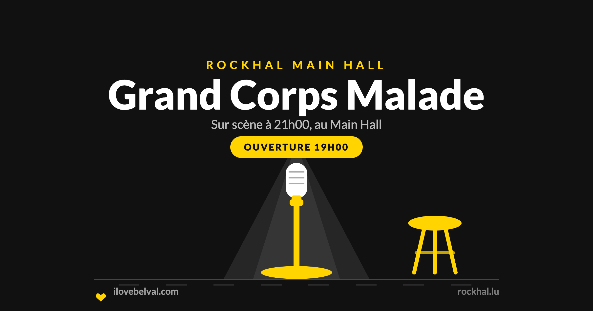 Grand Corps Malade à la Rockhal, Belval