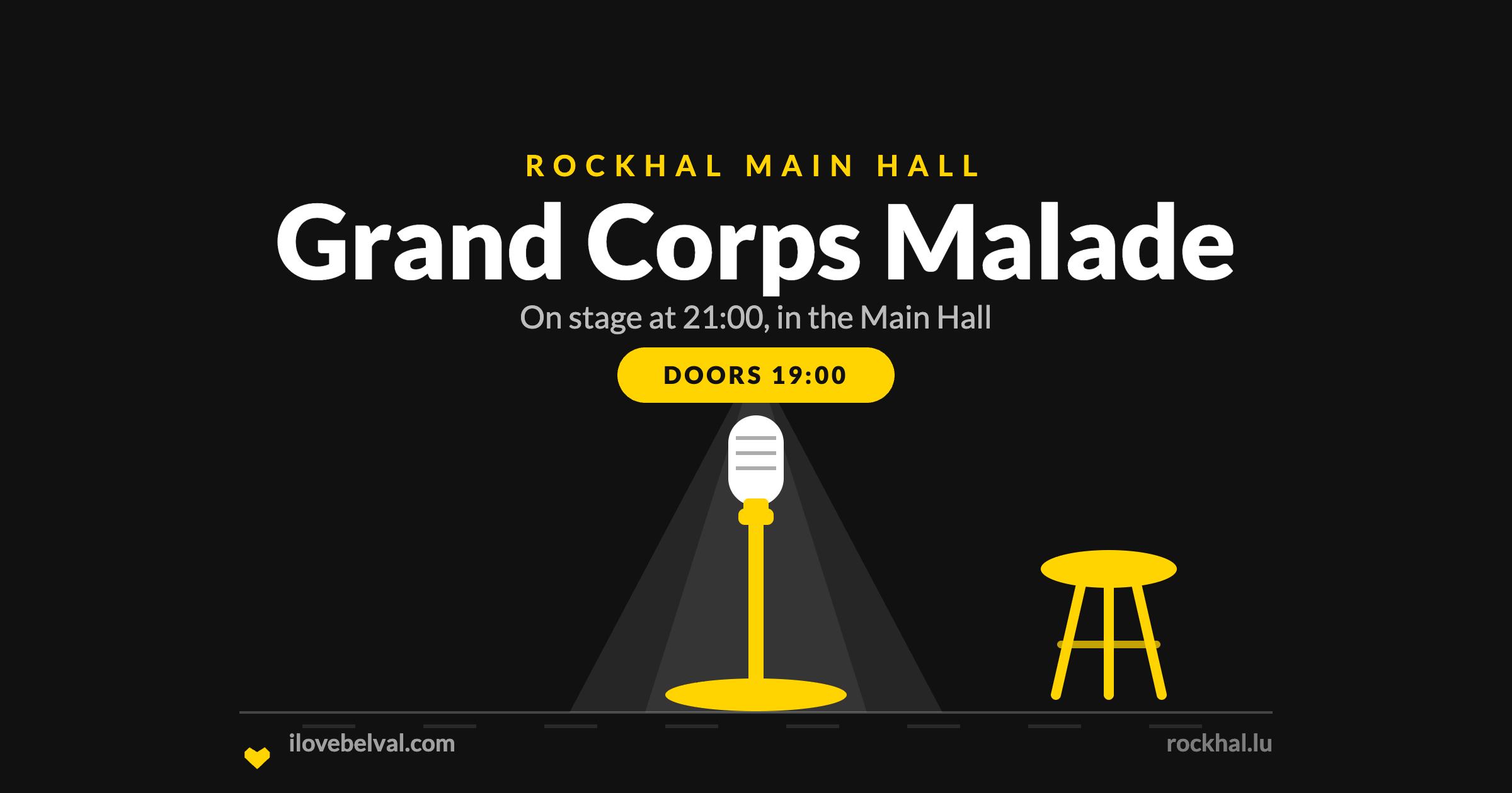 Grand Corps Malade at Rockhal, Belval