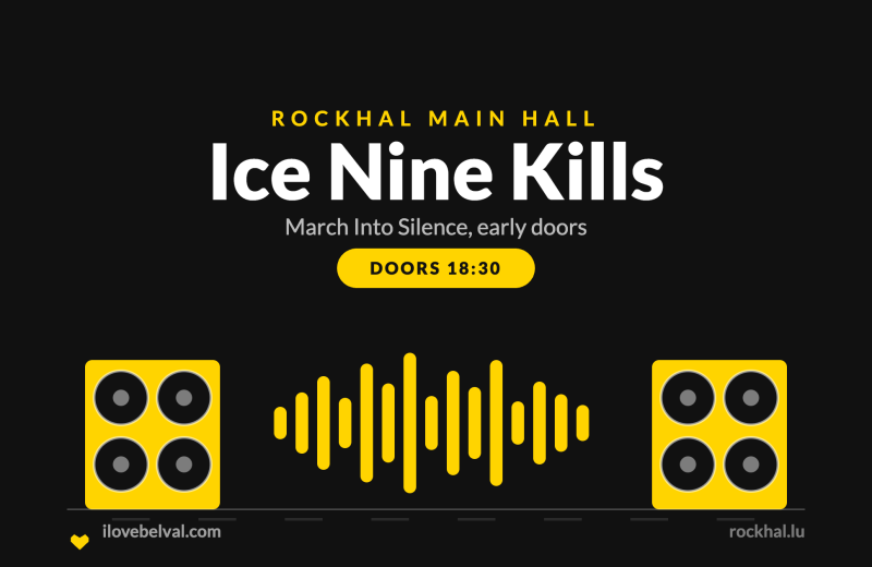 Ice Nine Kills at Rockhal, Belval