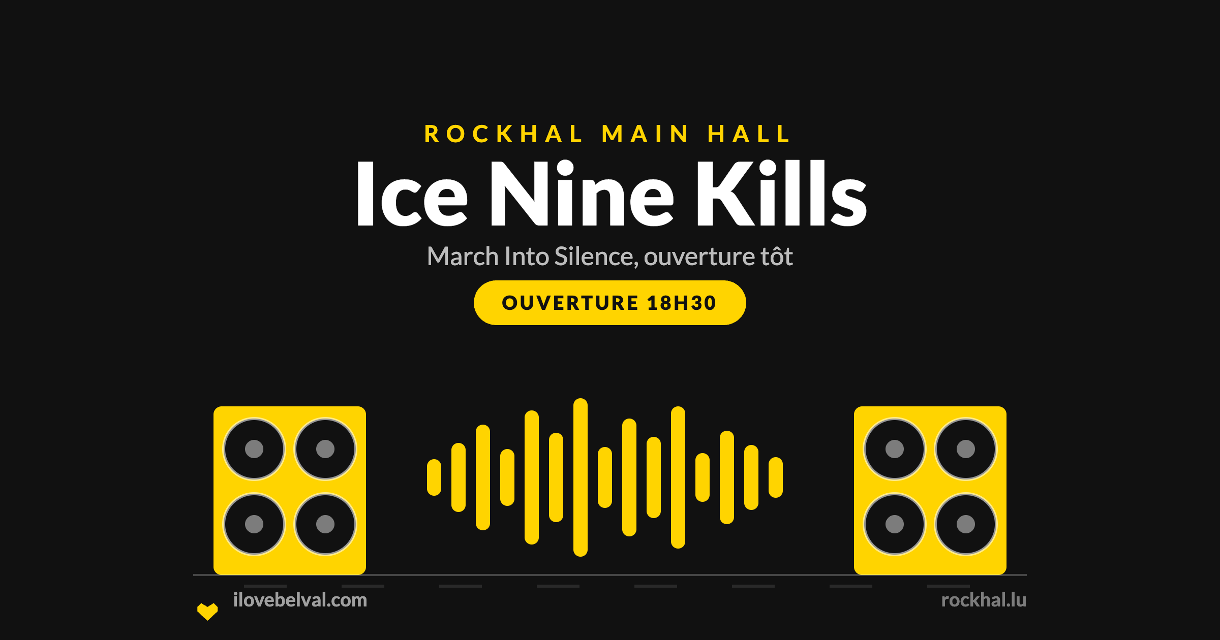 Ice Nine Kills à la Rockhal, Belval