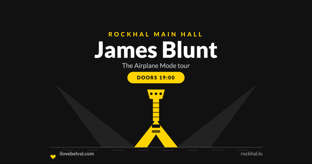 James Blunt at Rockhal, Belval