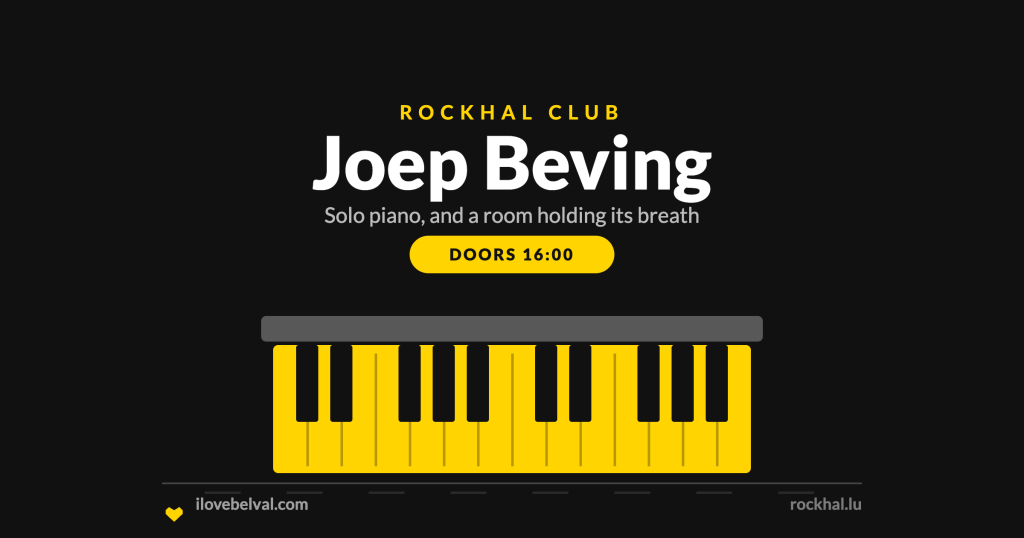 Joep Beving at Rockhal Belval