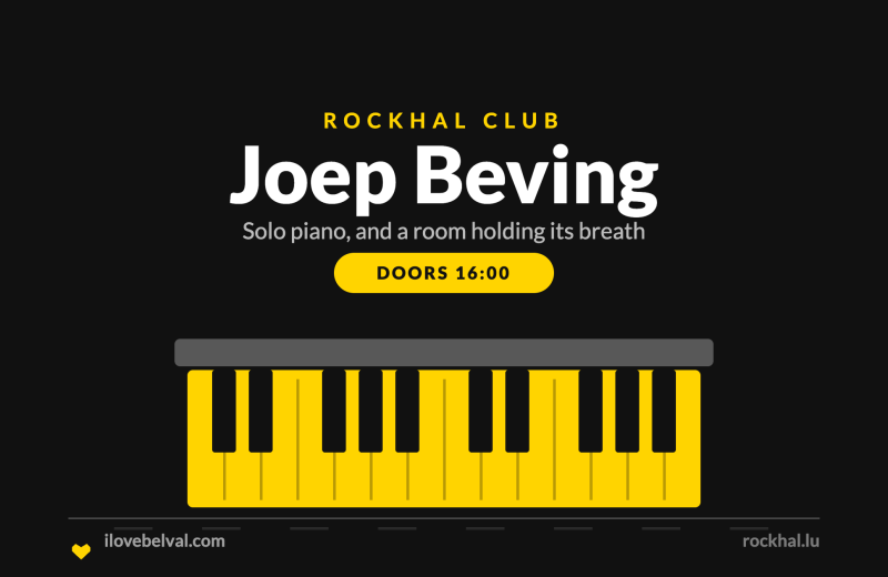 Joep Beving at Rockhal Belval