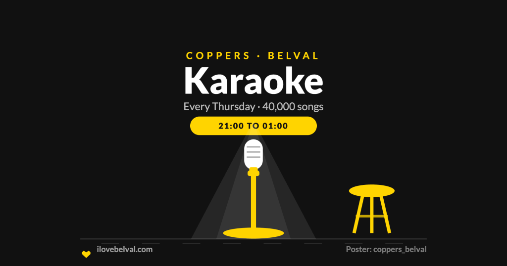 Karaoke every Thursday at Coppers Belval