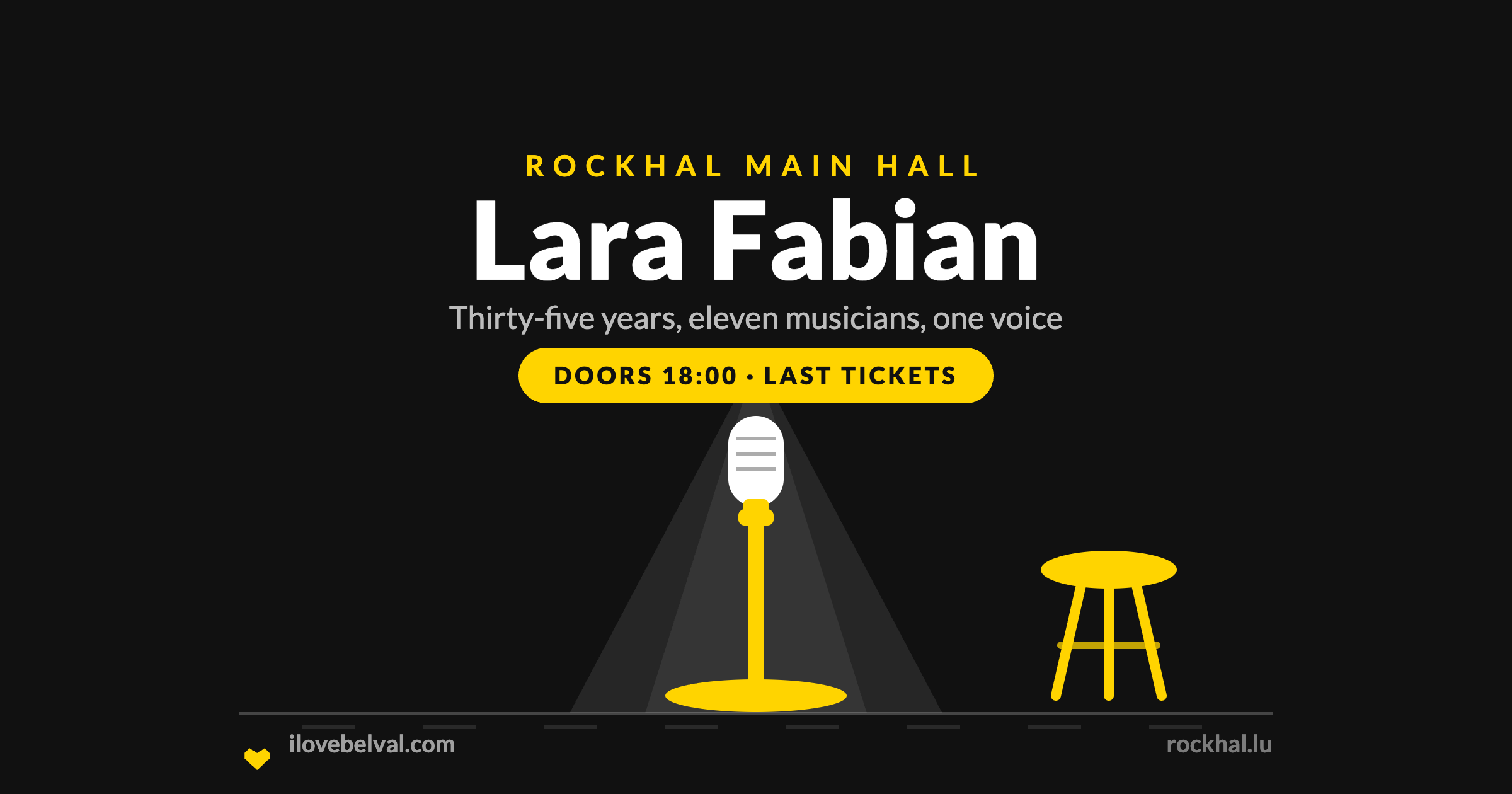 Lara Fabian at Rockhal, Belval