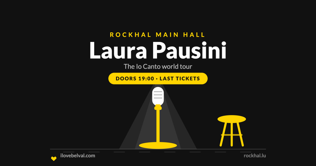 Laura Pausini at Rockhal, Belval