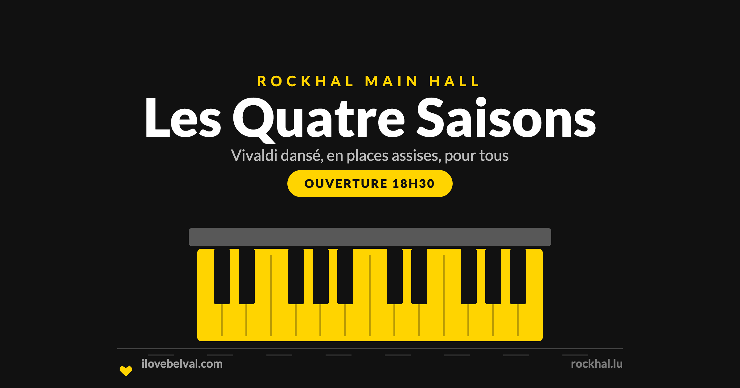Les Quatre Saisons à la Rockhal, Belval