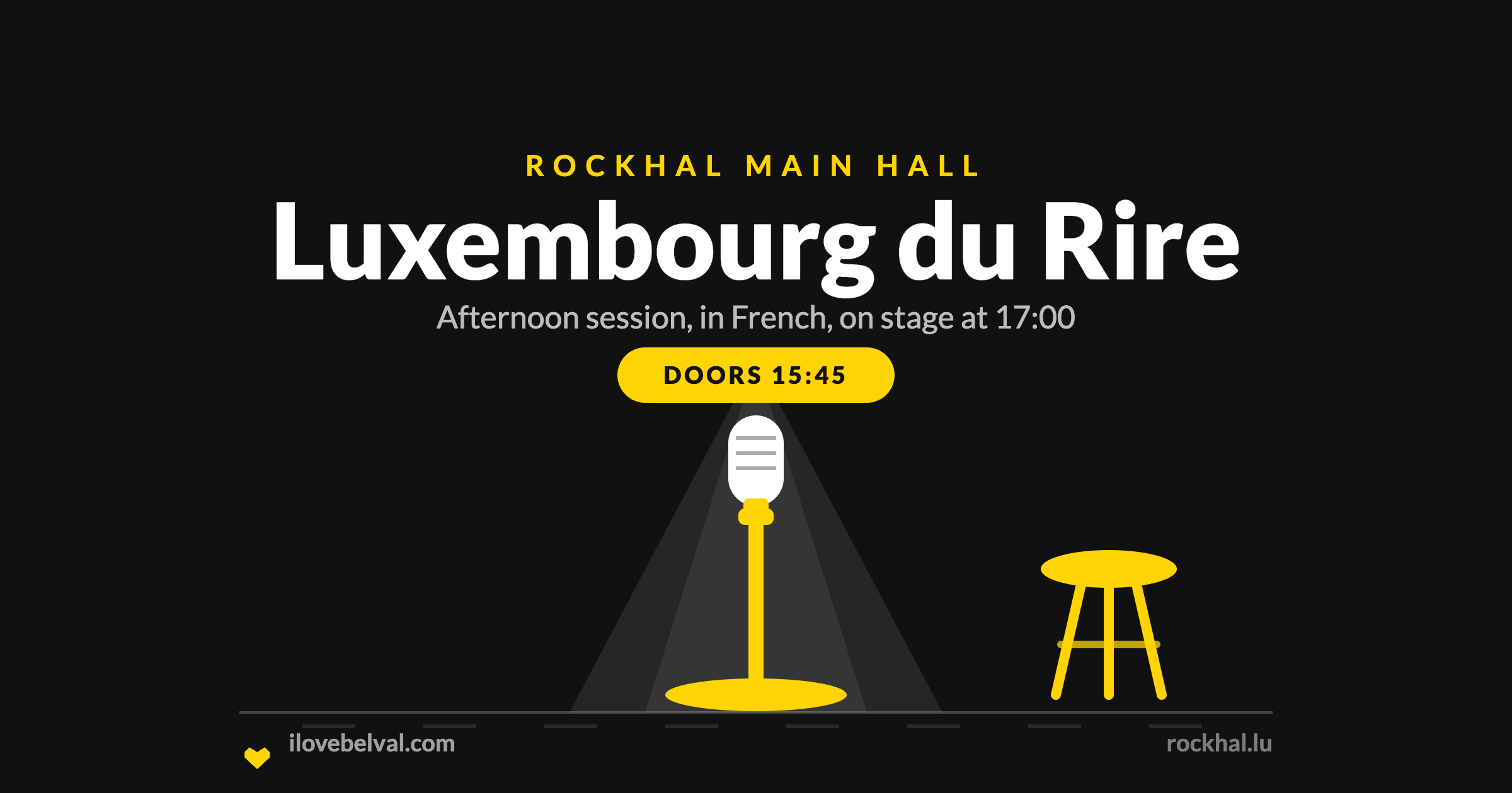 Luxembourg du Rire at Rockhal, Belval