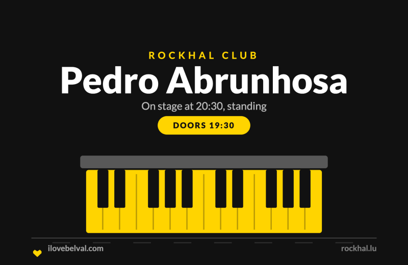 Pedro Abrunhosa at Rockhal, Belval