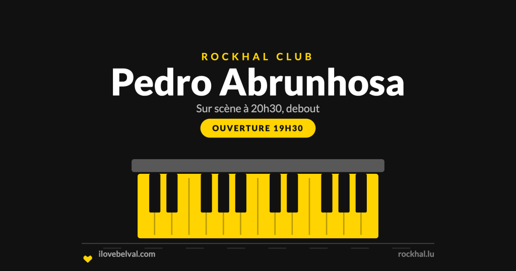Pedro Abrunhosa à la Rockhal, Belval