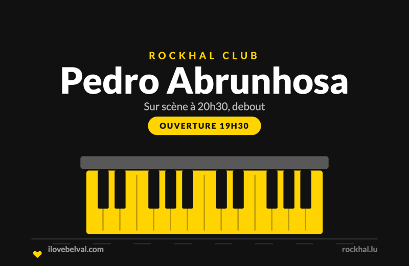 Pedro Abrunhosa à la Rockhal, Belval