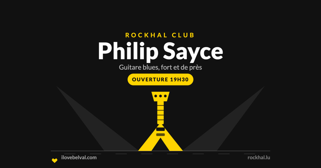 Philip Sayce à la Rockhal, Belval